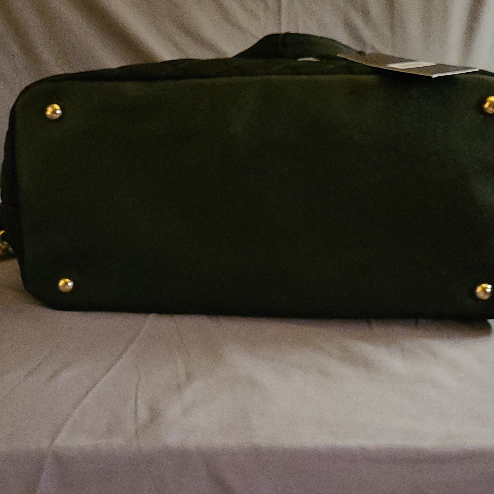 Nwt Alexis Bendel Black Quilted Duffle Bag Large Weekender Travel Tote — image 6 of 8